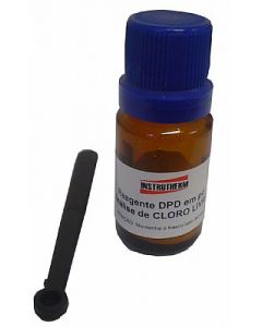 Solução reagente DPD Mod. SL-10 de Cloro Livre usada no Mod. C-300
