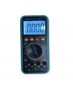 Multímetro Digital Portátil TRUE RMS, CAT IV - 600V, Mod. MD-810, Retroiluminado, Indutância, Frequência e Temperatura