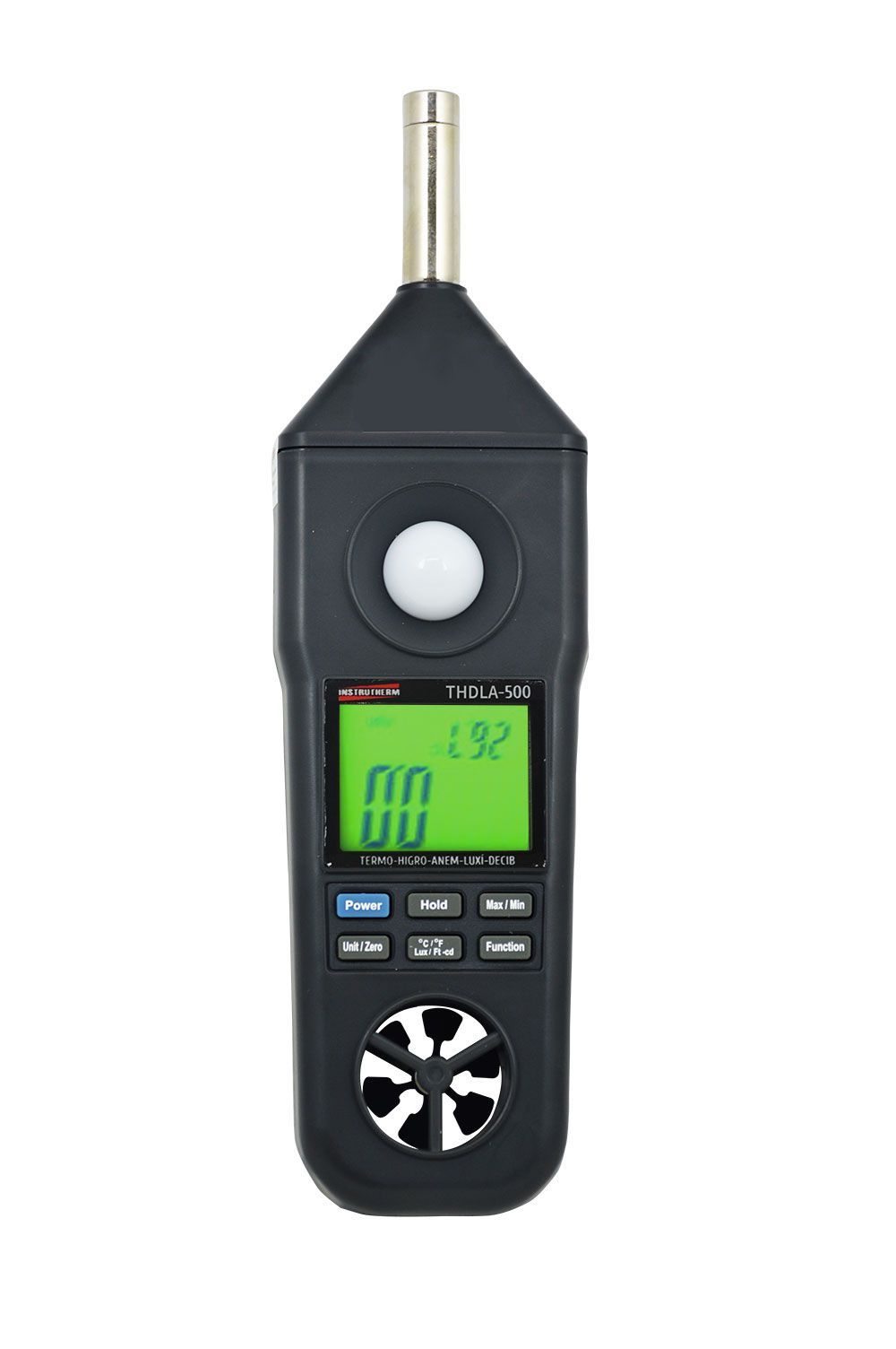 Termo-Higro-Sonômetro-Luxímetro-Anemômetro com saída RS-232 Mod