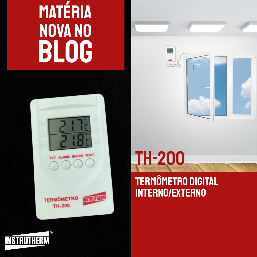 Termômetro digital interno/externo